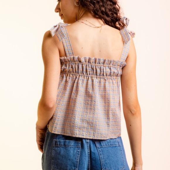 Blue and Orange Top - Picture 2 of 3